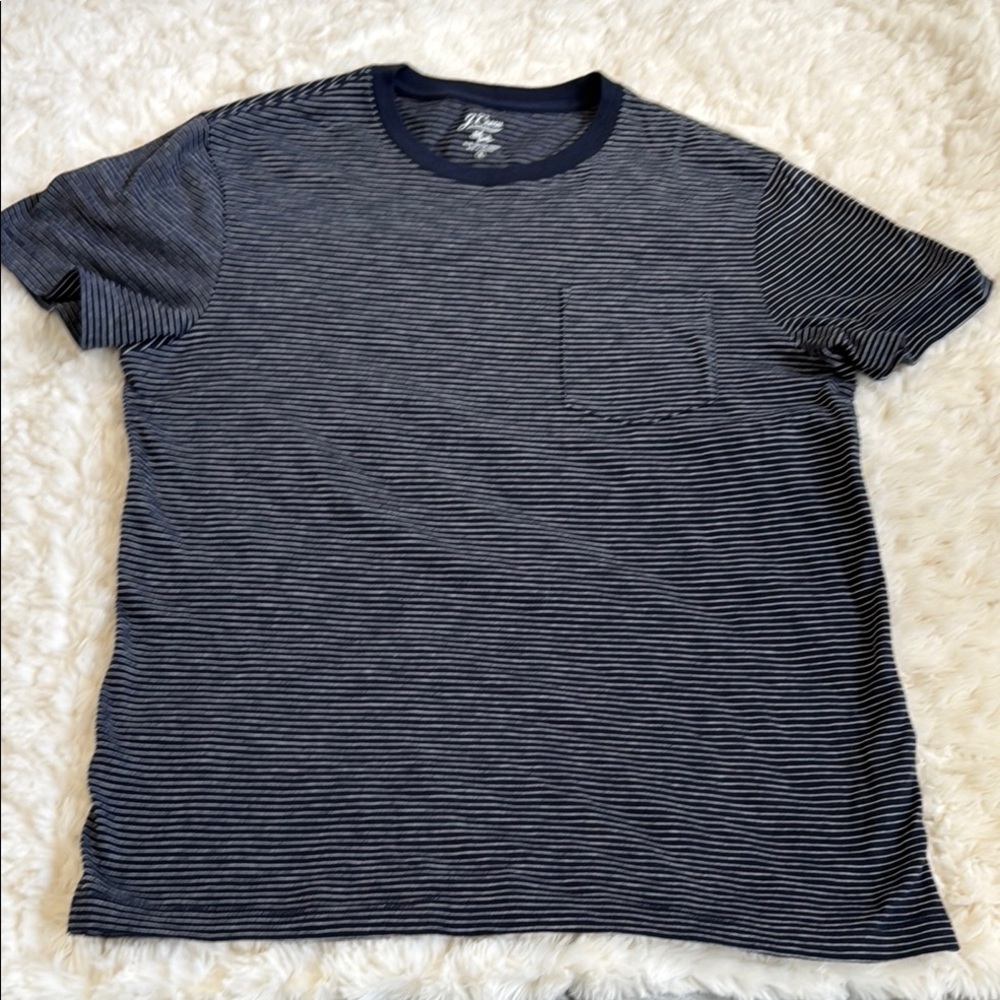 J. Crew Blue Short Sleeve Tees Soft Cotton Casual